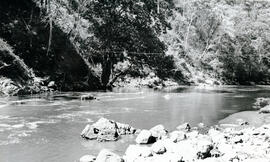 Fotografía del río La Garita en Alajuela. En este sitio el Instituto Costarricense de Electricida...