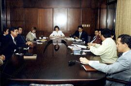 Fotografías de la reunión con medios de comunicación rural