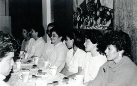 Fotografía de la despedida realizada a Daysi Alfaro Orozco, funcionaria del Archivo Nacional , co...