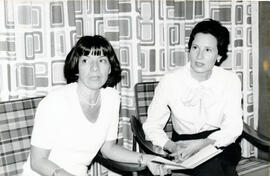 Fotografía de Inés TrejosAraya y Ligia LooPerú Directora y Subdirectora, respectivamente, del Mus...