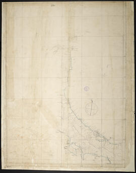 Mapa en que se muestra la costa de Mosquitos en Nicaragua, la costa atlántica de Costa Rica y el ...