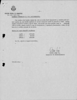Expediente del accidente ocurrido a la aeronave TI-330C, propiedad de A. Carrillos Ltda., en Guáp...