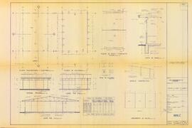Plano catastrado para construcción de aula prefabricada P.C Standard