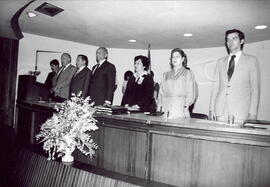 Fotografía del Seminario sobre Administración y Conservación de Documentos, llevado a cabo en el ...