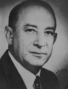 Fotografía del señor Francisco J. Orlich Bolmarcich, Presidente de la República entre 1962-1966. ...