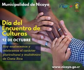 Afiche sobre el día del encuentro de culturas