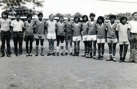 Fotografía del equipo de fútbol de Tonjibe, Guatuso Alajuela