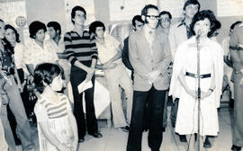 Fotografía con la imagen de la Dra. Marina Volio de Trejos Ministra de Cultura, Juventud y Deport...