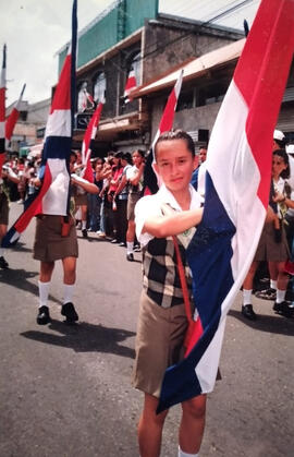 Fotografía del desfile  con motivo de la celebración de la Independencia realizado en Cartago Cen...