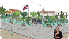 Video titulado ¿Dónde se exhibió por primera vez la actual bandera de la República de Costa Rica?