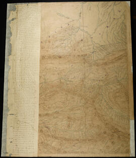Mapa de Costa Rica con su región central, incluye la región de los indios Votos y Suerres con dat...