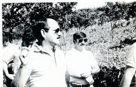 Fotografía de la visita de José María Figueres Olsen, Ministro de Agricultura y Ganadería y funci...