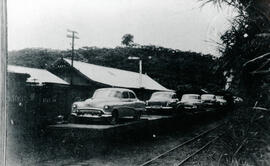 Fotografía de la estación del ferrocarril Infiernillo en Santa María de Juan Viñas. Se observa el...