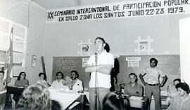 Fotografía con la imagen de los asistentes al XX Seminario Intercantonal de participación Popular...