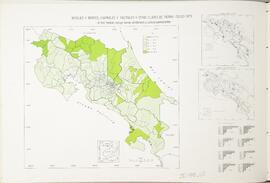 Mapa bosques y montes, charrales y tacotales y otras clases de tierra en Costa Rica, según censo ...