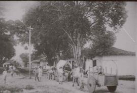 Fotografía de una escena cotidiana en San Mateo, poblado costarricense ubicado en las cercanías d...