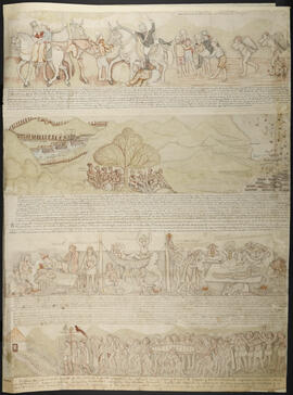 Dibujo de costumbres antiguas de los indios del Valle del Duy y funerales de indígenas