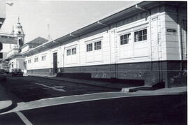 Fotografía del edificio de la Escuela Miguel Obregón, situada en avenida 2, calle 0 Alajuela