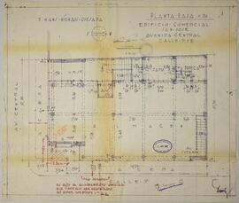 Plano de construcción de propiedad a nombre de Hanz Niehus Quesada, ubicado en distrito el Carmen...