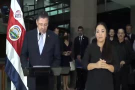 Videos del presidente de la República, Rodrigo Chaves Robles, durante la Conferencia de prensa so...