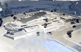 Fotografía de una maqueta de un kindergarden. San José