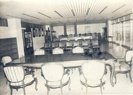 Fotografía con la imagen de la sala España de la Biblioteca Nacional. San José