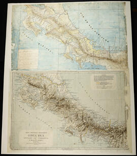 Mapa histórico geográfico con asentamientos y cacicazgos del período precolombino