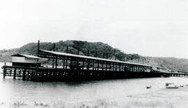 Fotografía del Muelle de Golfito Puntarenas