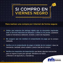 Avisos de campaña Si compro en viernes negro.