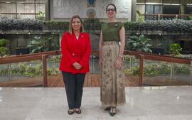 Fotografías de la visita de la Embajadora de Türkiye en Casa Presidencial.