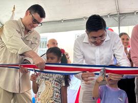 Fotografías de la inauguración del Cen-Cinai de Ciudad Neily
