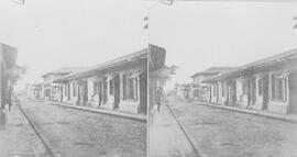 Fotografía estereoscópicas de la Calle Central. Vista hacia el norte, en su intersección con la A...