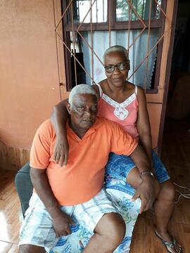 Fotografía de Irvin Liba Morgan Morgan y su esposa Elicia Dixon Dixon
