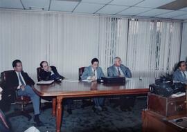 Fotografías de reuniones de la Junta Directiva de la Corporación Bananera Nacional