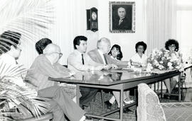 Fotografía del agasajo brindado por la Asociación Costarricense de Archivistas al señor Hans Boom...