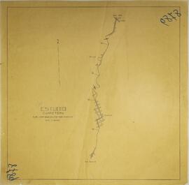 Plano de carretera San José-Alajuelita-San Josecito, provincia de San José