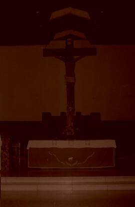 Negativo del Altar de la Iglesia de Liberia, Guanacaste