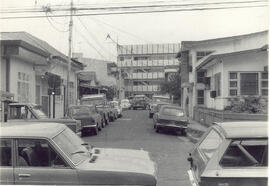 Fotografía de la calle 15. Vista frente a los Juzgados en avenidas 6 y 9, calle 15. San José