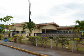 Fotografía del edificio del Hospital de Los Chiles, Alajuela