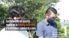 Video sobre homenaje al héroe local Marcelino García Flamenco con motivo de los 102 años de su fa...