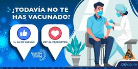 Afiche titulado Todavía no te has vacunado
