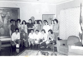 Fotografías de la entrega de los certificados de asistencia al curso impartido en el Archivo Naci...