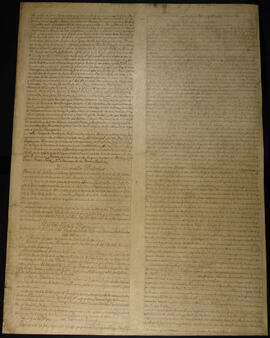 Manuscrito de crítica a las costumbres bajo el título Calamidades Sociales