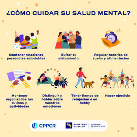 Publicación para redes sociales: ¿Cómo cuidar su salud mental?