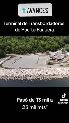 Video del avance de las Obras en la Estación de Transbordadores en Paquera