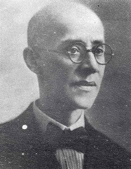 Fotografía de Elías Jiménez Rojas, Quinto Director del Liceo de Costa Rica en 1905. San José
