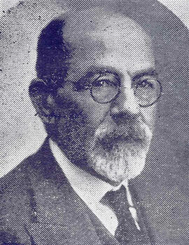 Fotografía con la imagen del Lic. Cleto González Víquez, 1858-1937.