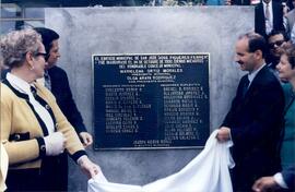 Fotografías de la inauguración del edificio municipal José Figueres Ferrer, San José