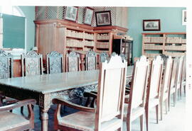 Fotografías de la sala España, Academia Costarricense de la Lengua, de la antigua Biblioteca Naci...