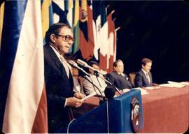 Fotografías de Hernán González, Ministro de Cultura, Juventud y Deportes de Costa Rica en la Inau...